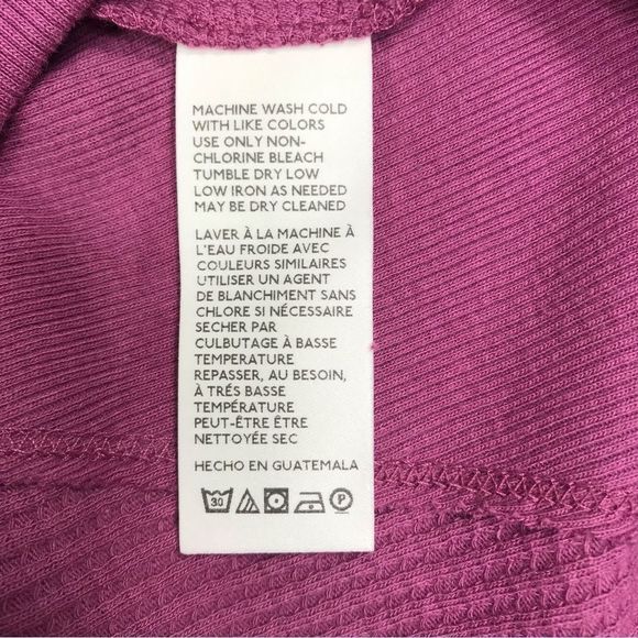 Free People Santa Clara Thermal Knit Top oversized V Neck Dolman Women’s Sz XS - Picture 12 of 16